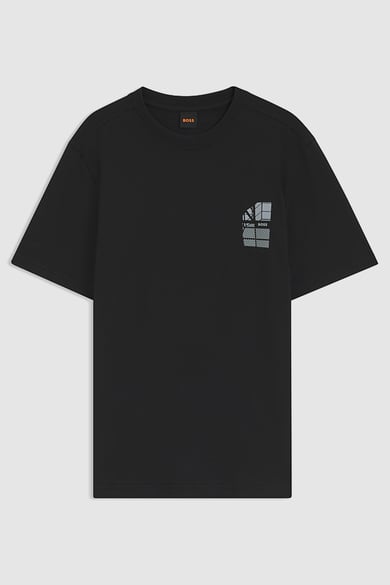 ΜΠΛΟΥΖΑ T-SHIRT BOSS - 001 ΜΑΥΡΟ